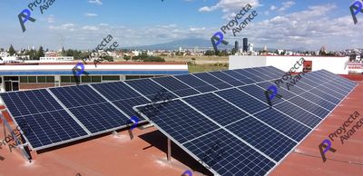 Sistema fotovoltaico comercial