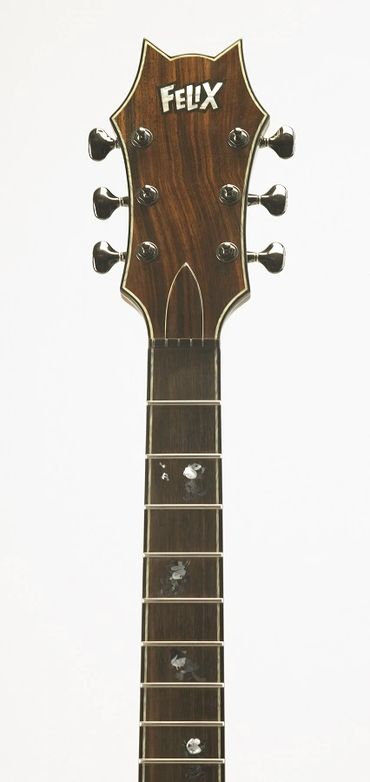 Acoustic arch top guitar headstock