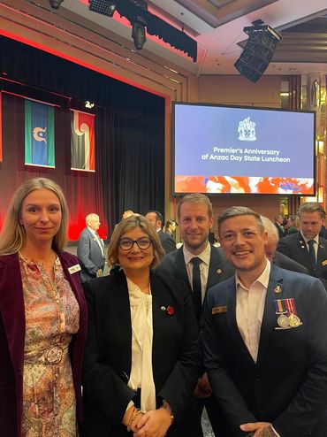 Anzac Day luncheon, Minister for Veterans Affairs, Soldier On