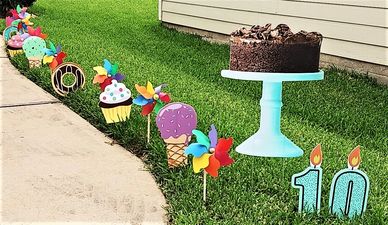 Happy Birthday Yard Display