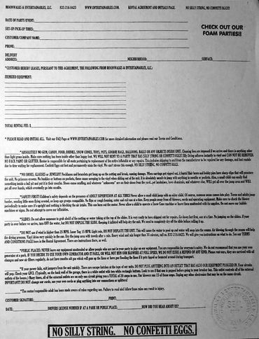 RENTAL AGREEMENT FRONT