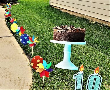 Happy Birthday Yard Display