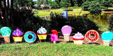 Happy Birthday Yard Display