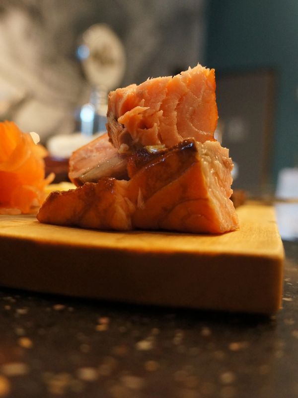 Norwegian salmon served three ways