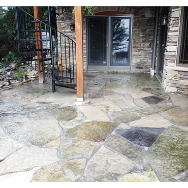 Patio installation