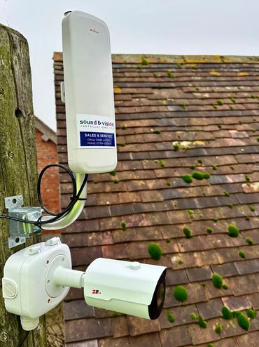 Bullet camera with wireless link Shropshire
