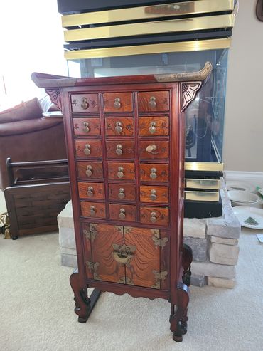 Chinese apothecary cabinet  Morgan Creek South Surrey