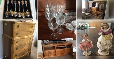 Dresden Figurines, Crystal Stemware, Furniture
West Coast Downsizing Solution Auction Langley