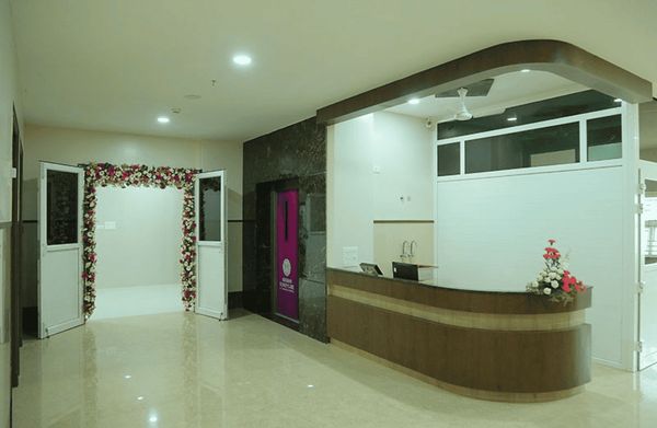 Reception of Kidney Care Hospital
