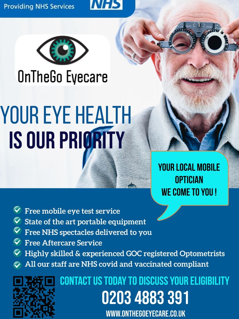 NHS approved mobile opticians