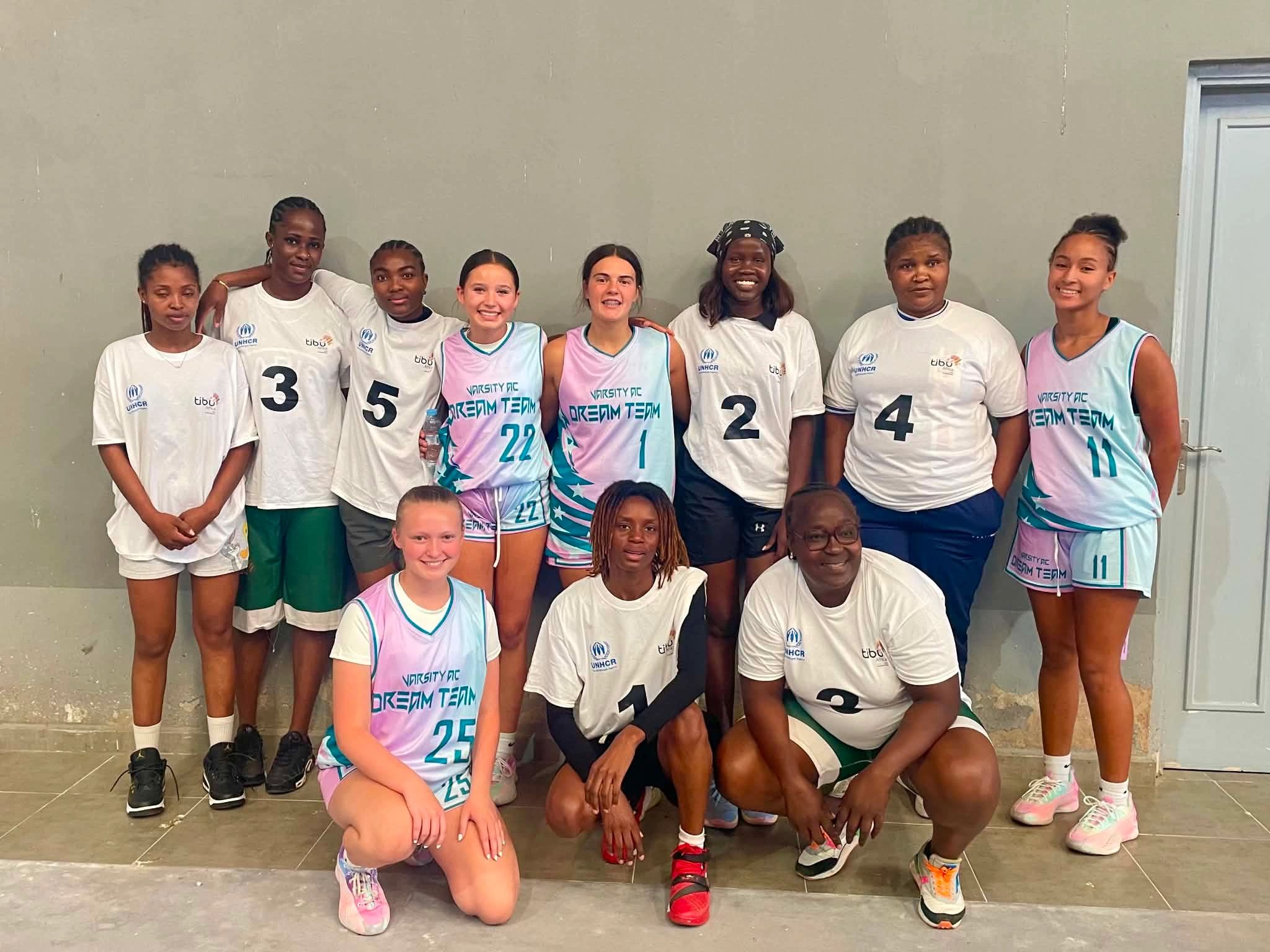 2025 Girls Dream Team, featured alongside the Girls Refugee Team of Foundation Orient-Occident.