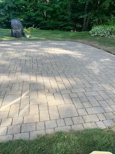 Pressure Cleaned Patio