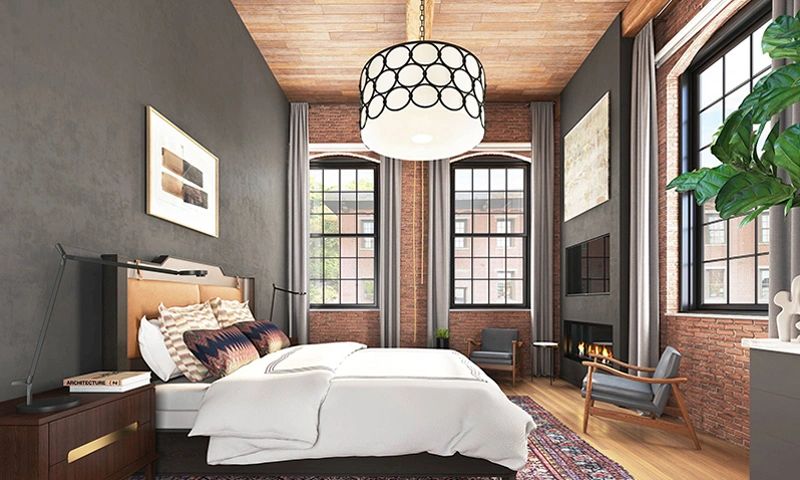 Bedroom in The Lincoln Hotel, Biddeford, Maine.
Photo Credit: The Lincoln Hotel