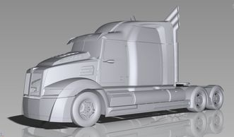 3d modeling of Optimus prime Truck scene in the Michale Bay feature film Age of Extinction. 