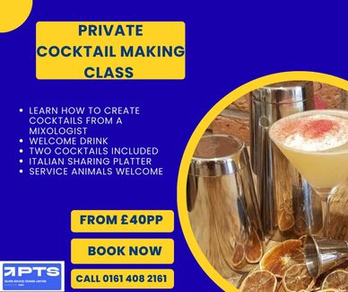 Martini glass and mixology items