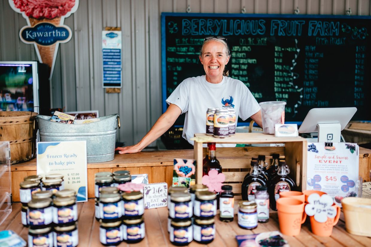 Berrylicious Farm Retail Stand