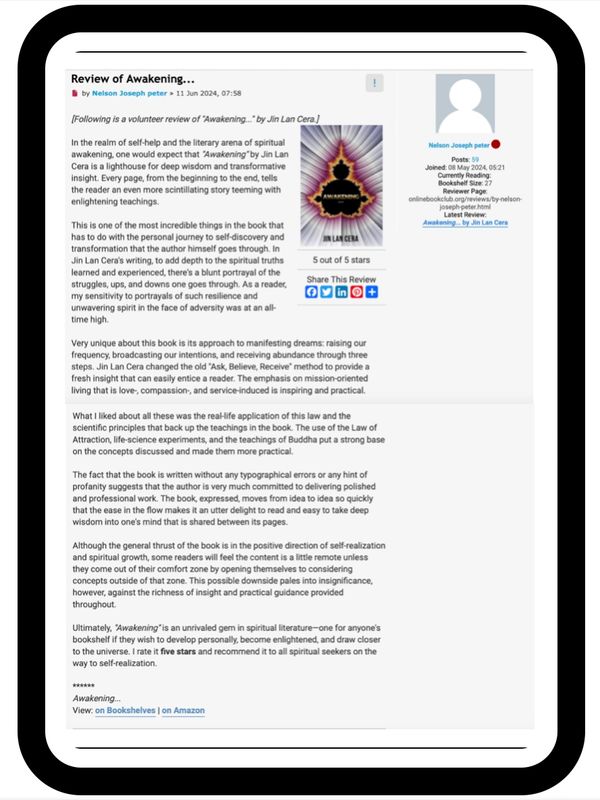 Reader's review about the book, "Awakening..."