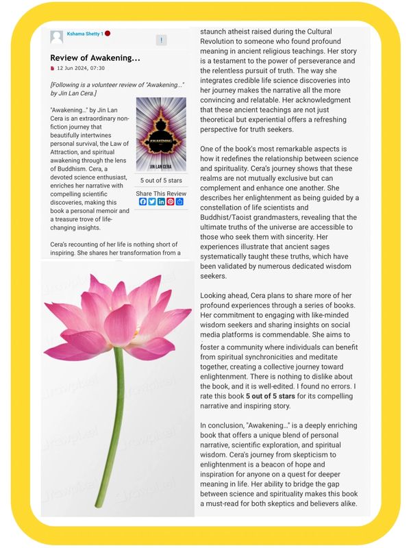 Reader's review about the book, "Awakening..."