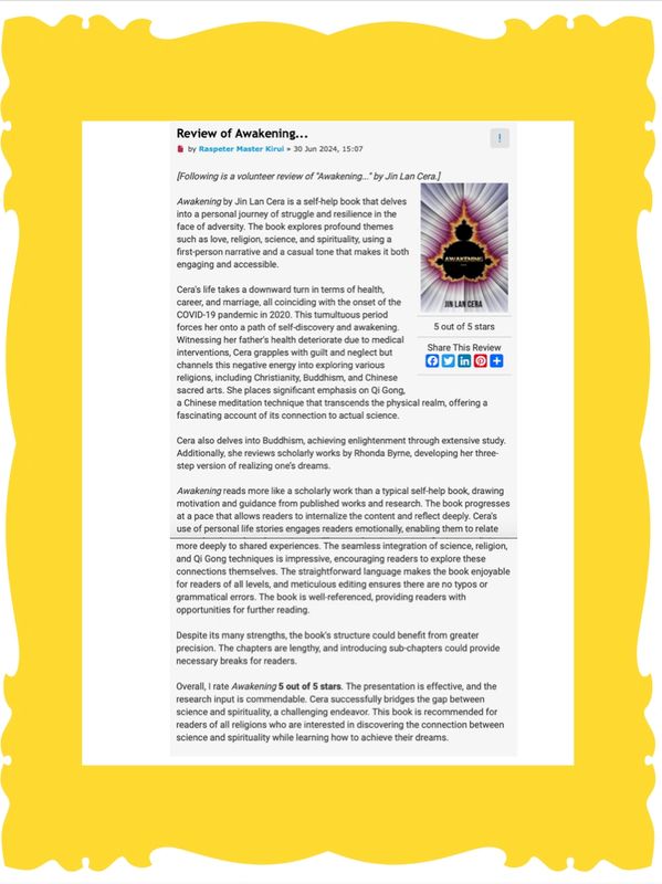 Reader's review about the book, "Awakening..."