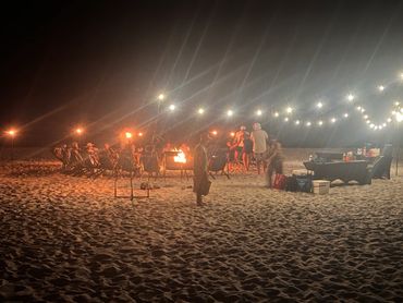 Large Group Party with Good Vibes Beach Service
