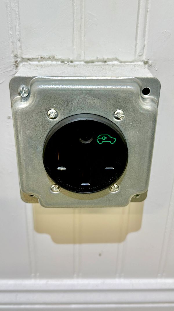 Electric Vehicle Charging Outlet (NEMA 14-50) Installation.