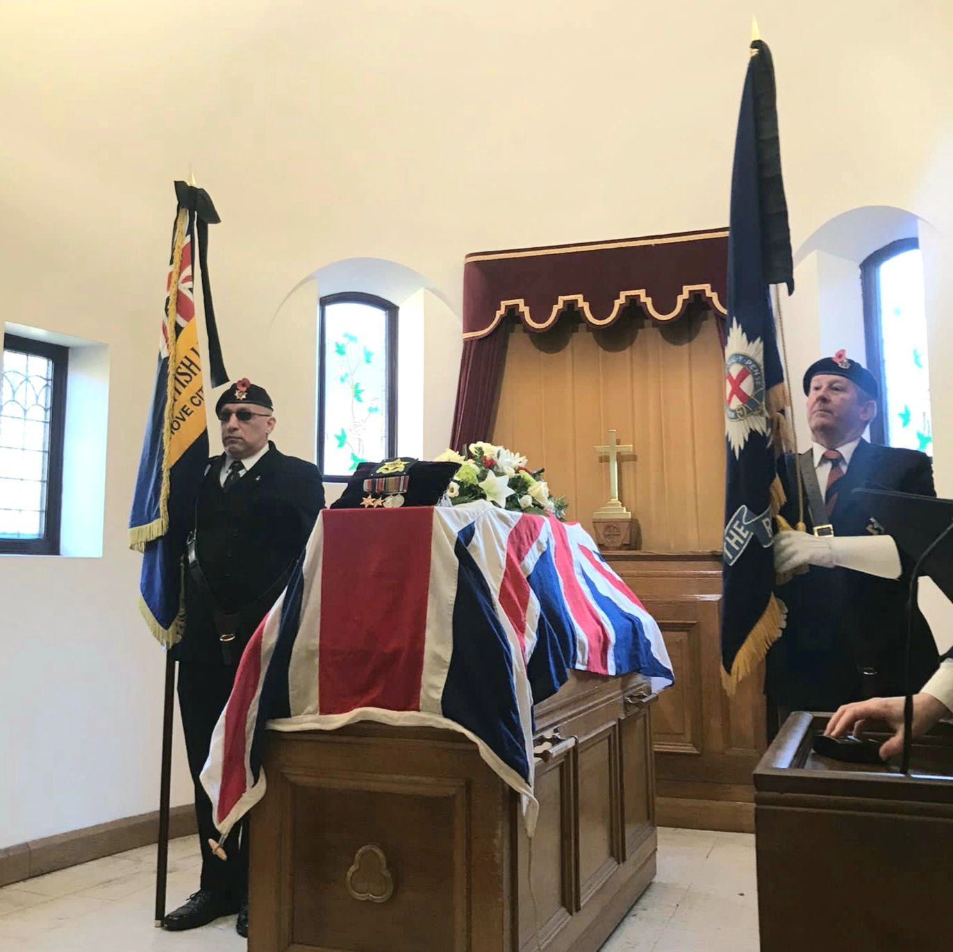Standard Bearers honour fallen soldier