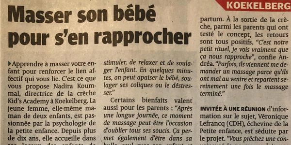 article de presse crèche kid's academy