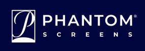Phantom Screens Logo for Sunset Blinds Manufacturer