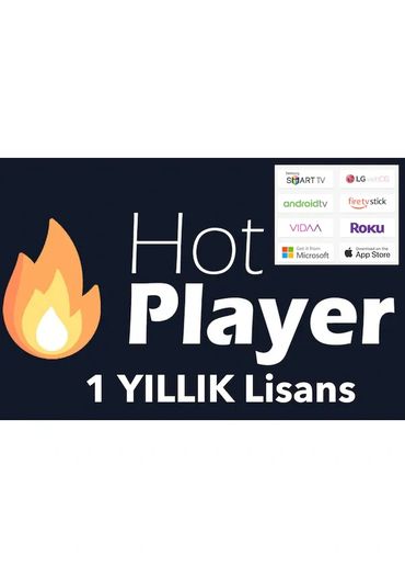 Hot Player 1-year license with app compatibility icons.