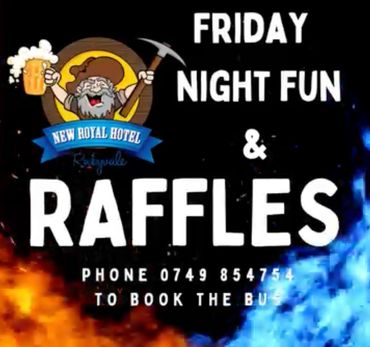 Friday night fun and raffles at New Royal Hotel Rubyvale.
On Sapphire Gemfields Directory.