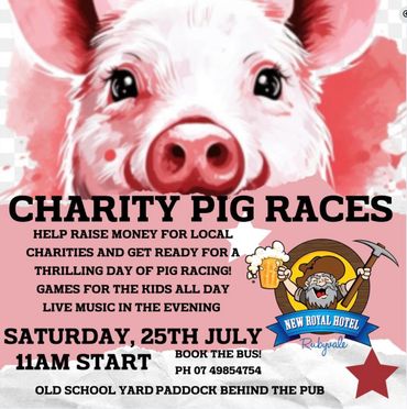 Charity Pig Races, hosted by New Royal Hotel Rubyvale
25/7/2026
On sapphiregemfieldsdirectory.com