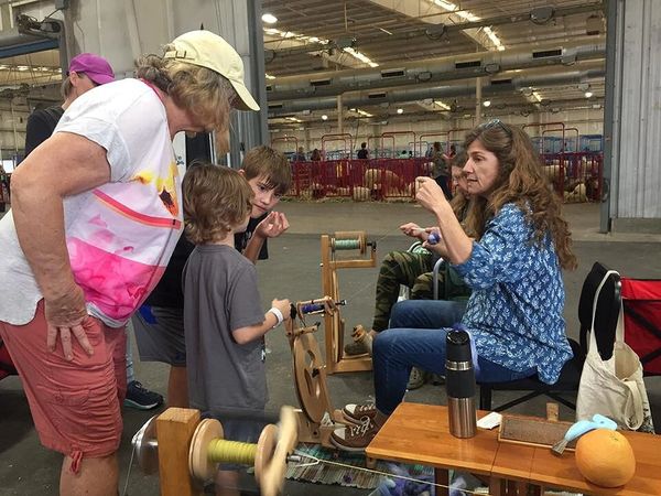 Demonstrating Spinning
AZ State Fair