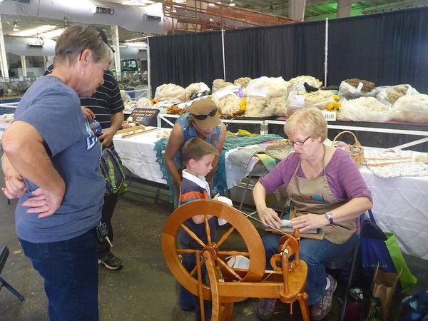 Demonstrating Spinning
AZ State Fair