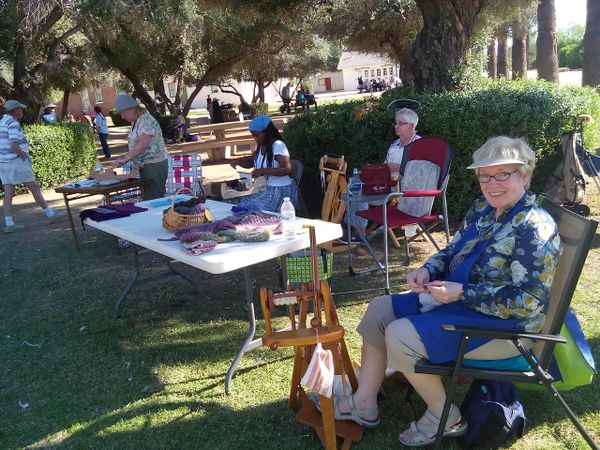 Demonstrating Spinning
Glendale Folk Music Festival