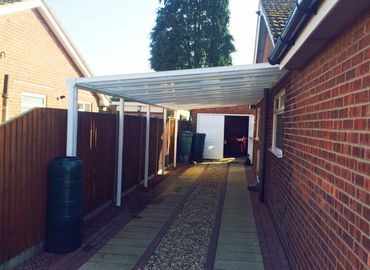 white carport Glenrothes