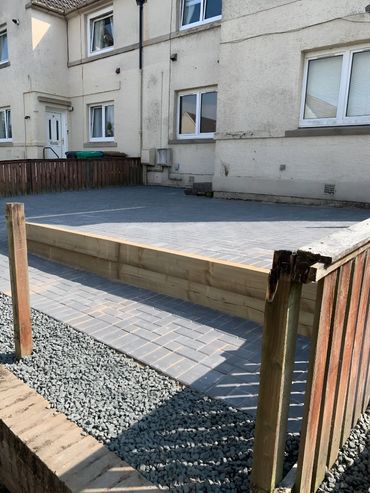 Block Paved Patio in Dunfermline