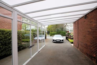 Glass carport dunfermline