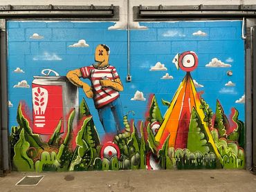 Platform Brewery Mural in Columbus, Ohio.