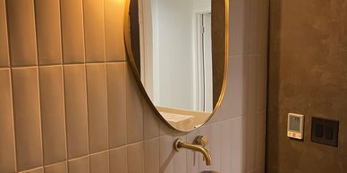 Recently remodeled bathroom for client