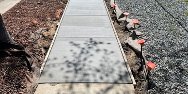 Sidewalk concrete repair
