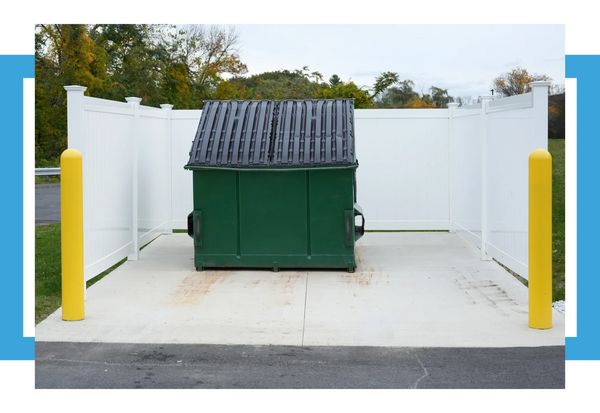 Dumpster pad cleaning in Snellville, GA
