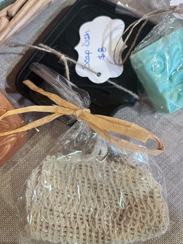 Sisal bags are made from the agave plant to help conserve you soap’s longevity and exfoliate skin