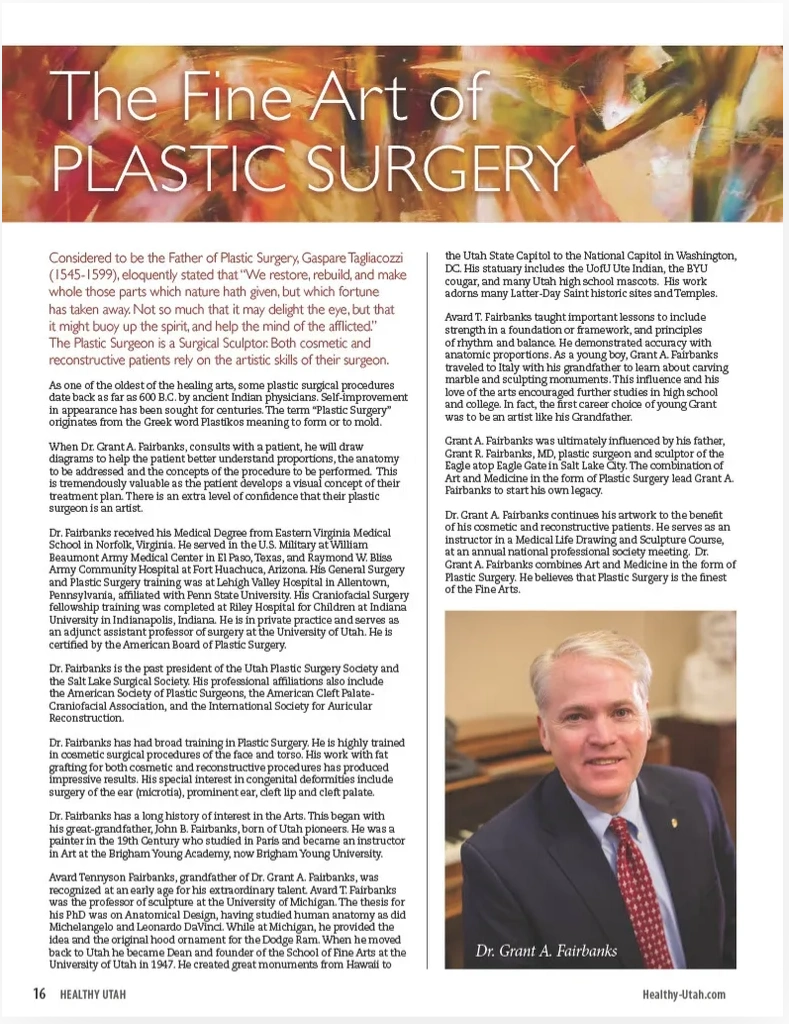 The Fine Art of Plastic Surgery