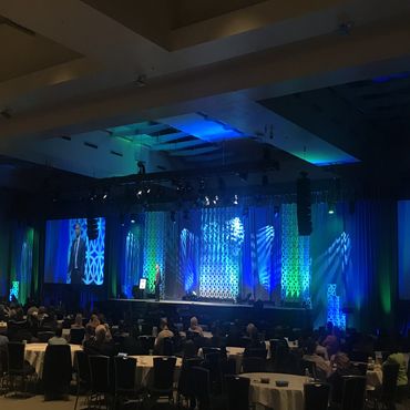 A general session luncheon for an association client