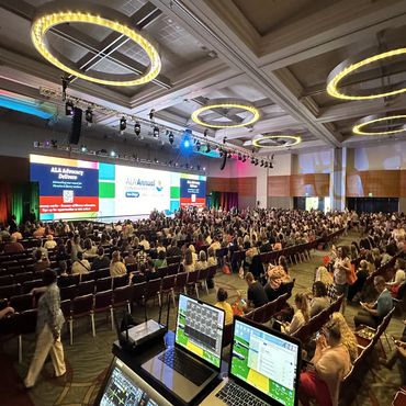 An annual meeting general session for an association client