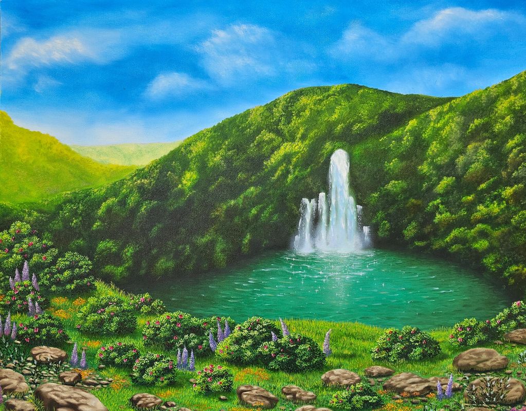 22" x 28" Oil on Canvas