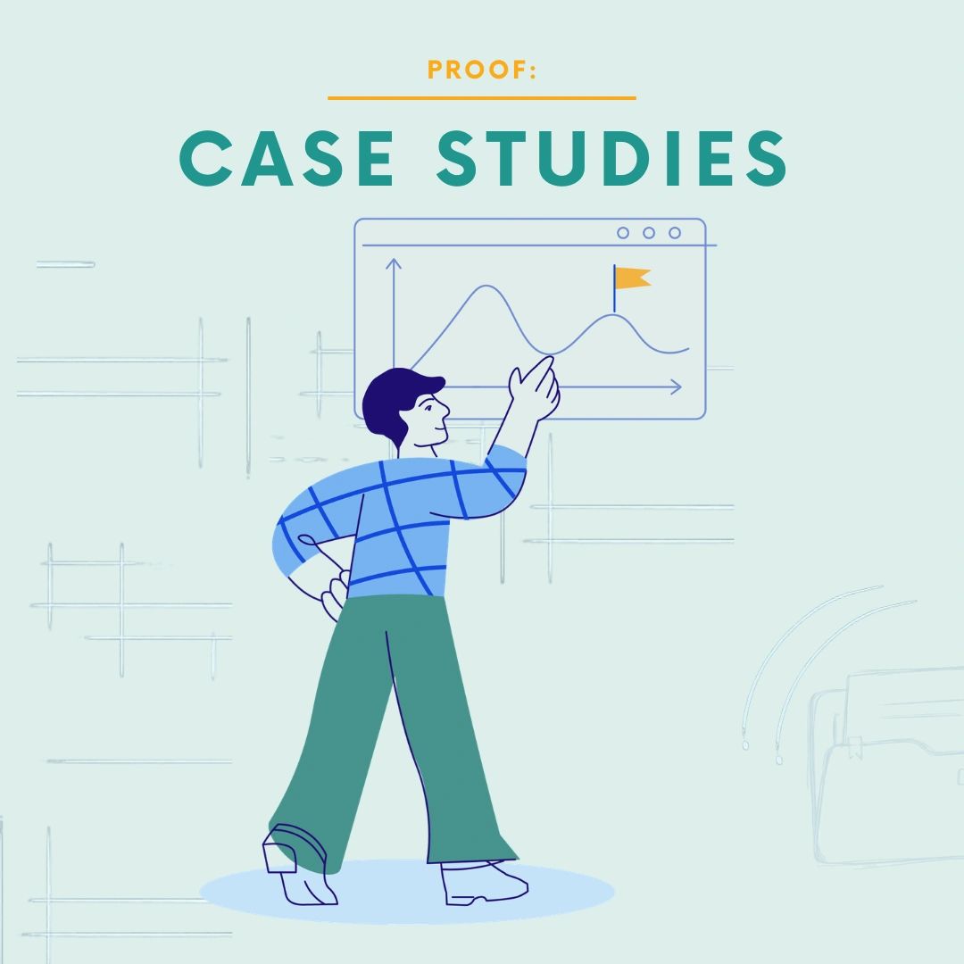 Client case studies showing measurable business and people results