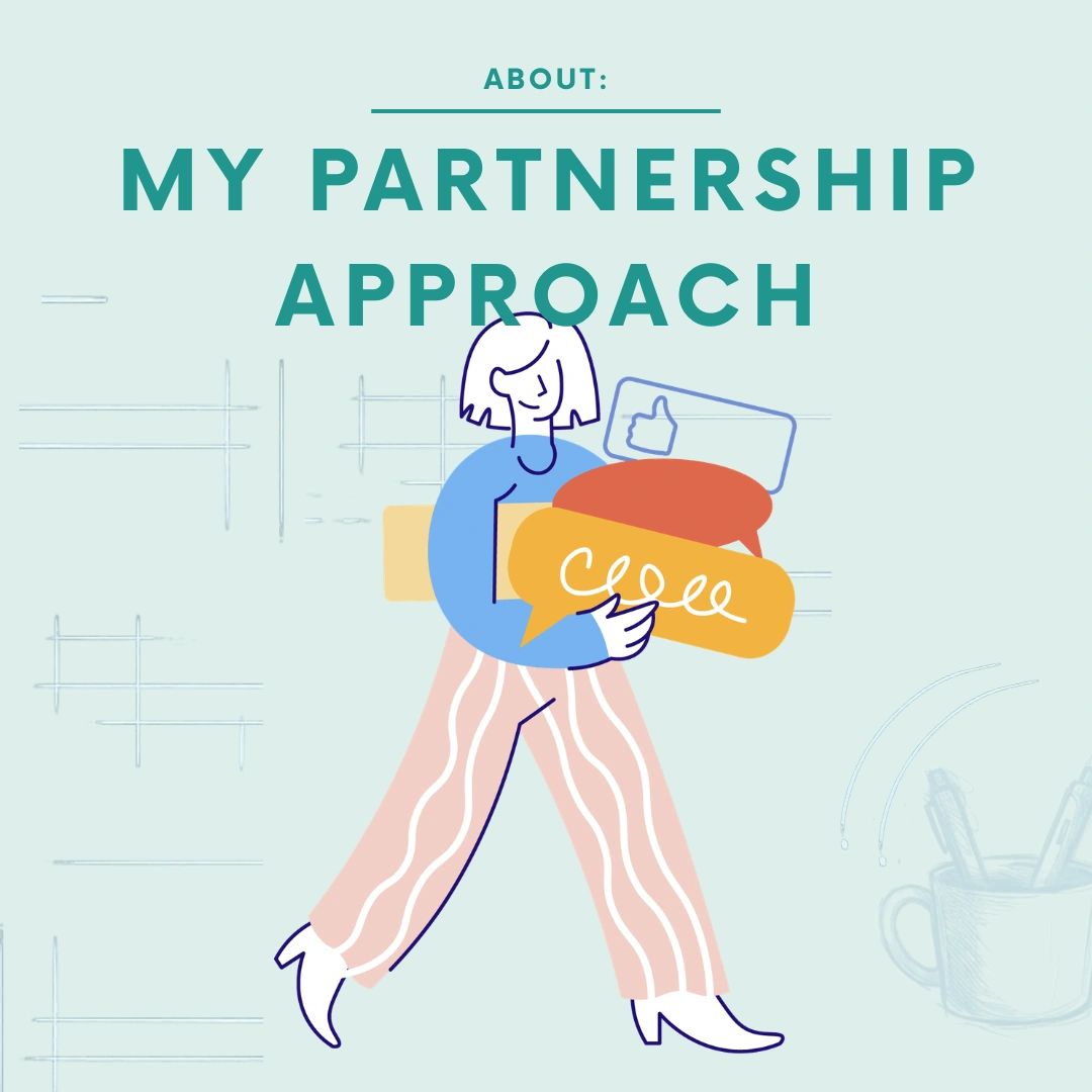 Angela Heyroth’s approach to partner to design, facilitate, and advise to make organizations better
