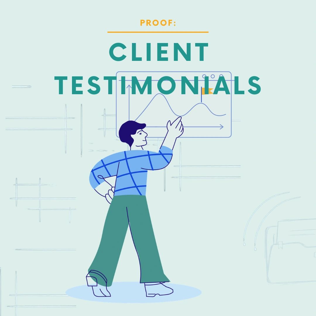 Client testimonials about working with Angela Heyroth