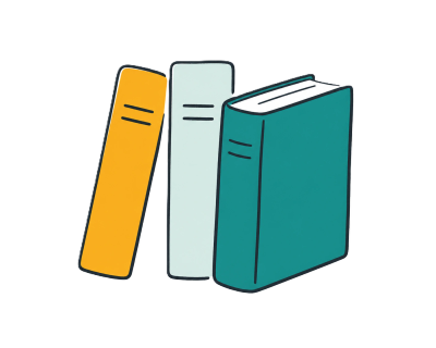 Books representing learning, knowledge, and professional development